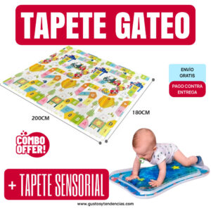 Combo Tapete gateo y sensorial